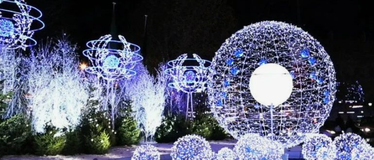 Лайфхаки по украшению двора к Новому году
