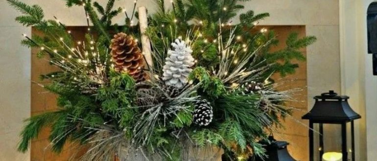 Еловые ветки в доме: идеи для уютного зимнего декора