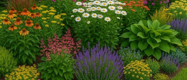 Как оформить клумбу из многолетников: идеи для начинающих садоводов